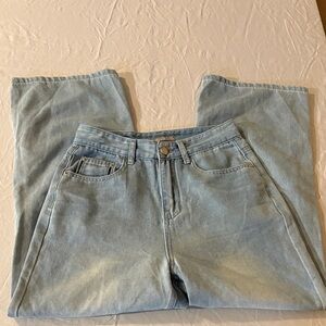 Classic Light Blue Straight Leg Women's Jeans